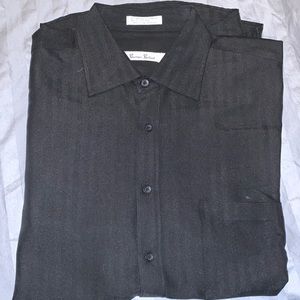Black long sleeves button down